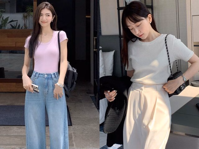 Áo sơ mi trắng là mảnh ghép không thể thiếu, dễ dàng biến hóa từ phong cách chuyên nghiệp đến trẻ trung chỉ với vài thay đổi nhỏ trong cách mix-match.