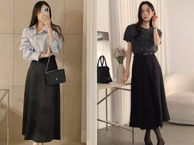Sự tinh tế của chân váy đen nằm ở khả năng kết hợp hài hòa với mọi gam màu, mang lại vẻ ngoài chỉn chu trong mọi tình huống.