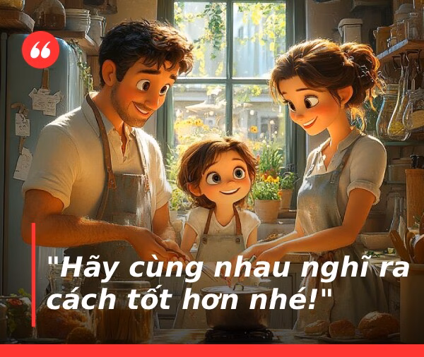 Khuyến khích trẻ tự tìm giải pháp cho vấn đề của mình