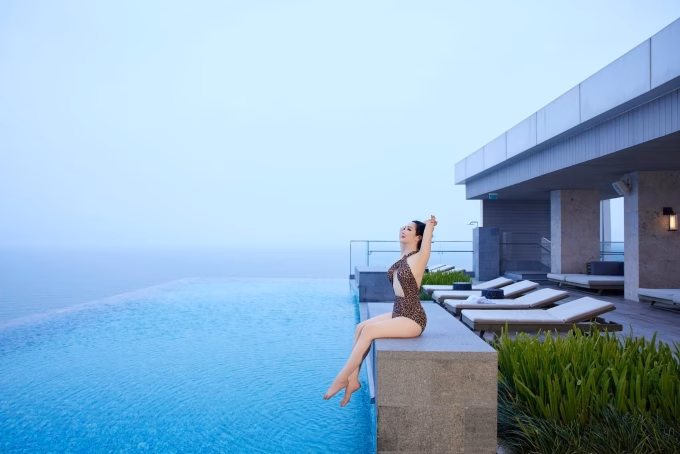 Ăn uống lành mạnh, chăm vận động và giữ thái độ sống tích cực là chìa khóa để Giáng My trẻ đẹp quên thời gian.